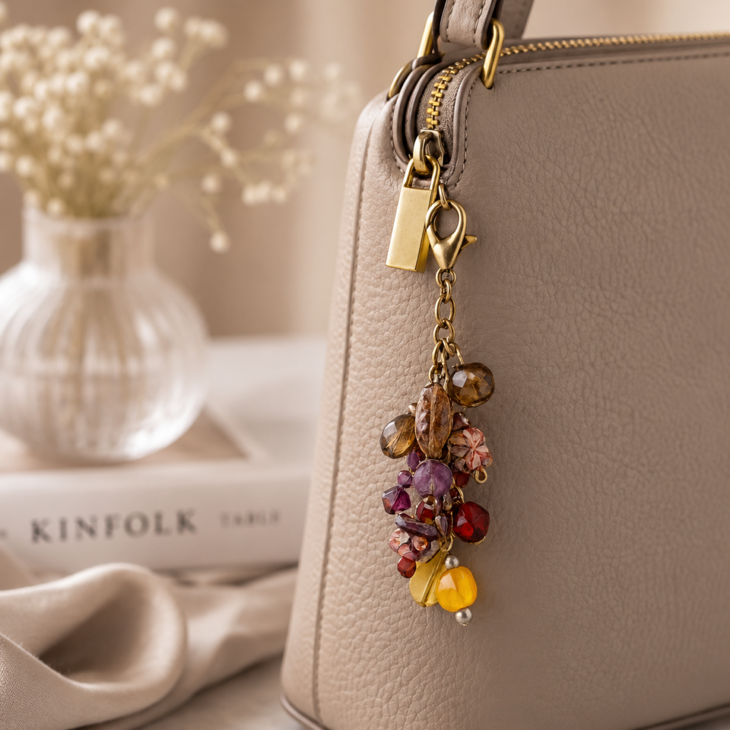 Purse Charm Browns