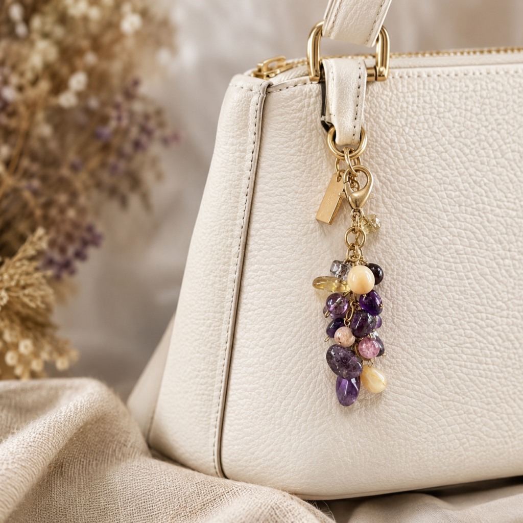 Purse Charm Purple