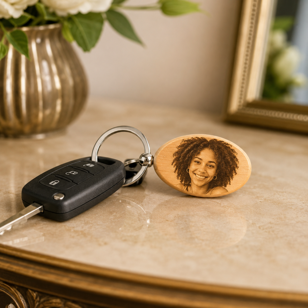Personalized Keychain Oval